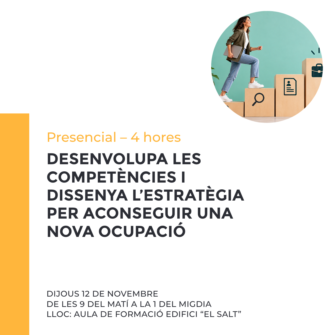 Desenvolupa les compet&egrave;ncies i dissenya l'estret&egrave;gia per aconseguir una nova ocupaci&oacute;