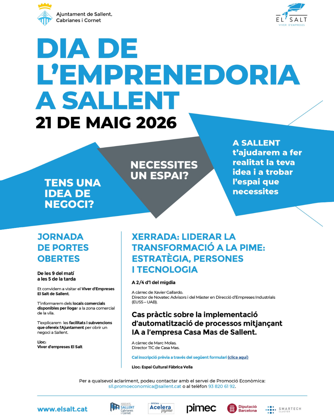 Dia de l'emprenedoria a Sallent