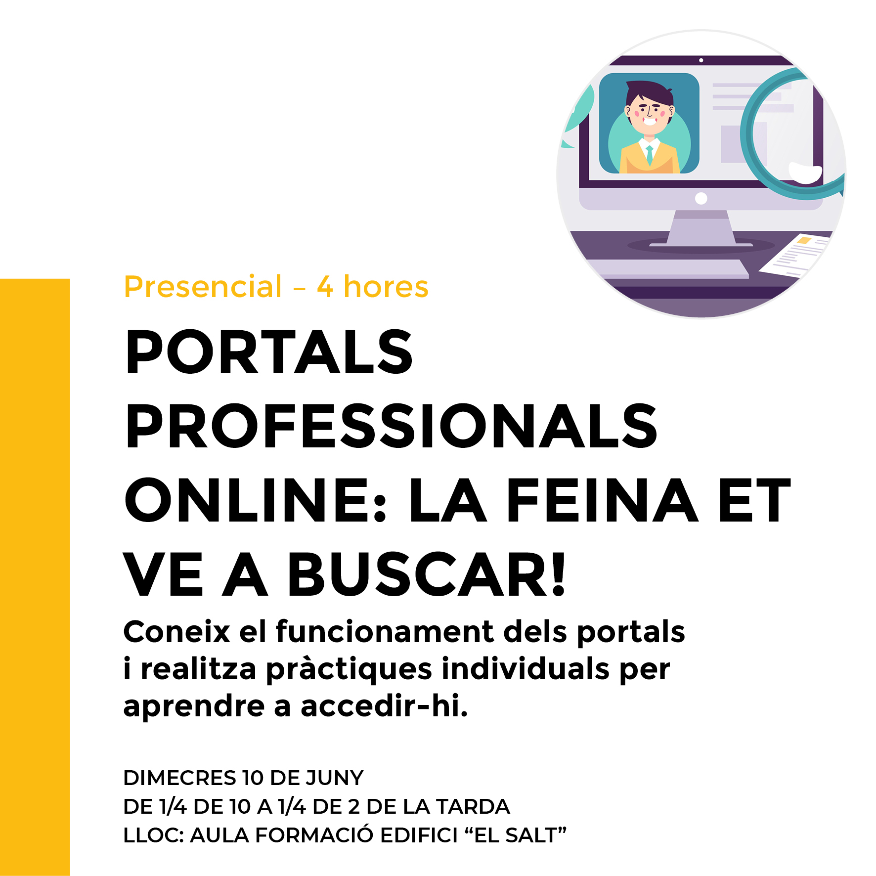 Portals preofessionals online: La feina et ve a buscar