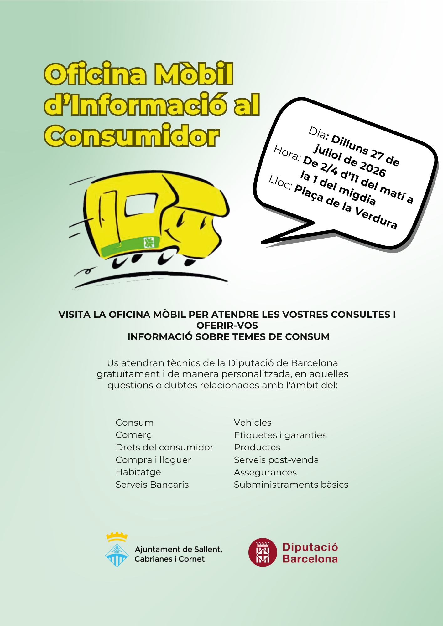 Oficina Mòbil  d�??Informació al Consumidor