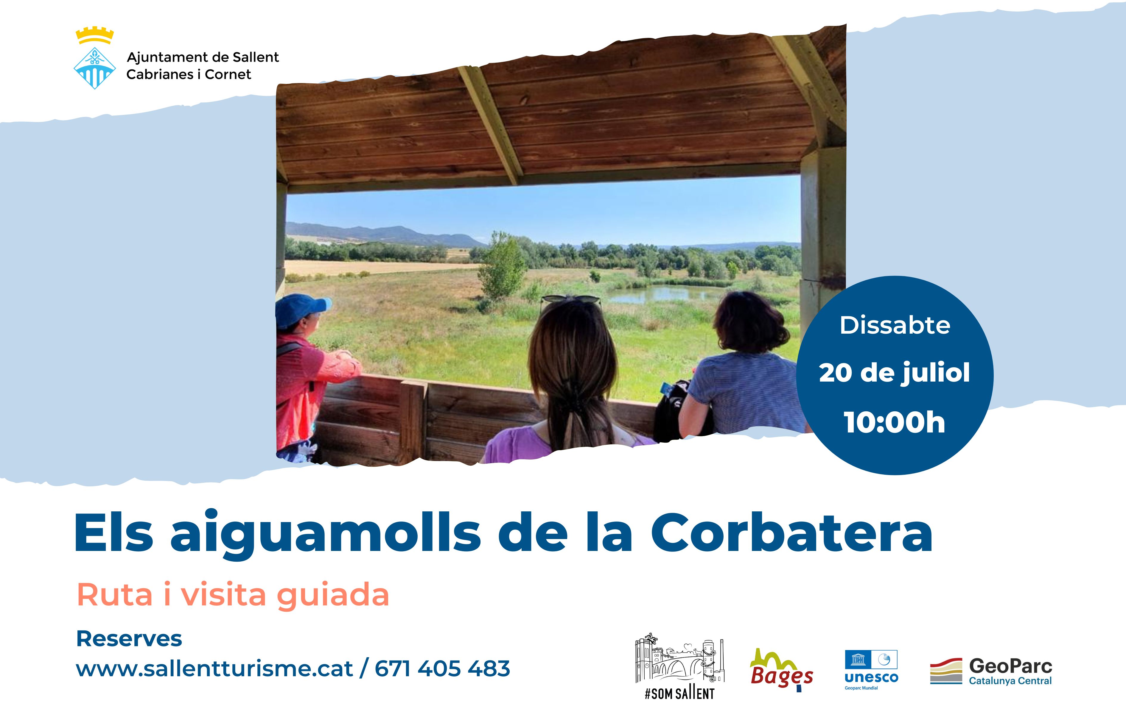 Ruta i visita guiada als aiguamolls de la Corbatera