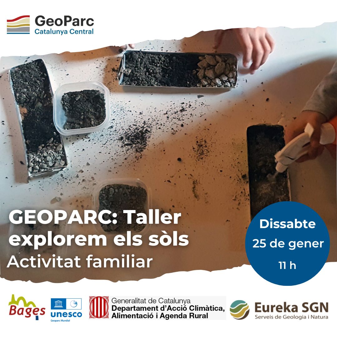 Geoparc: Taller explorem els sòls, l'art de la natura (activitat familiar)