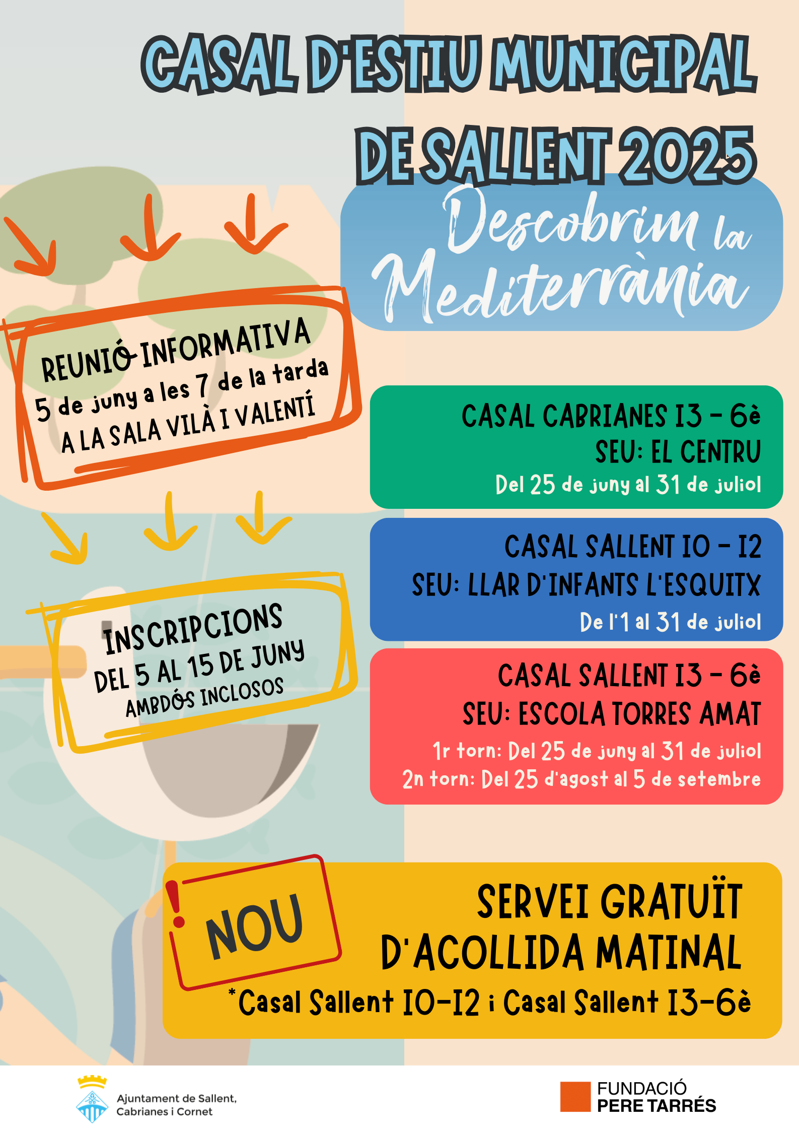 Obren les inscripcions pel Casal d'estiu de Sallent 2025