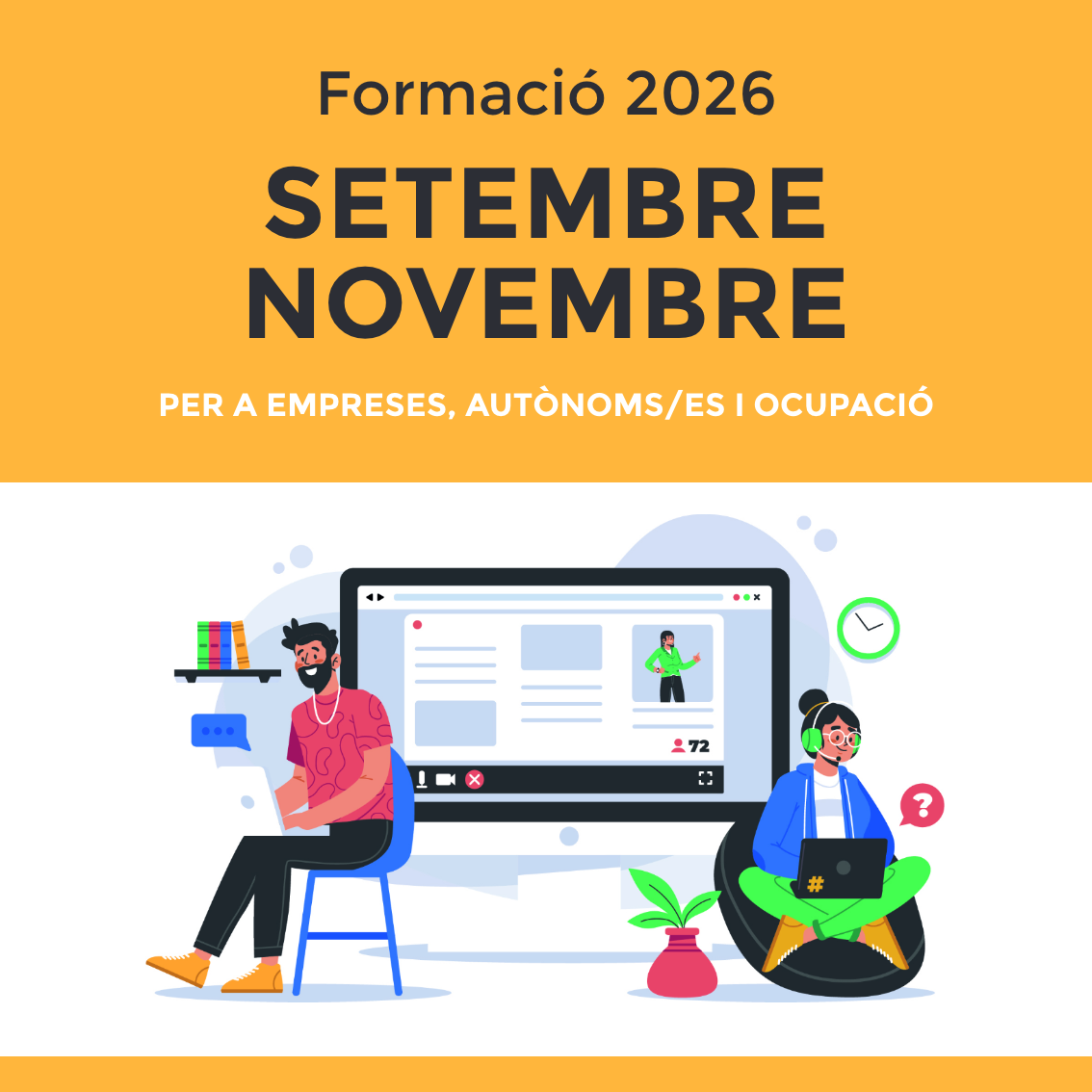 Aquesta tardor es posa en marxa la formaci&oacute; per a empreses, comer&ccedil;os i persones que volen millorar les seves oportunitats laborals