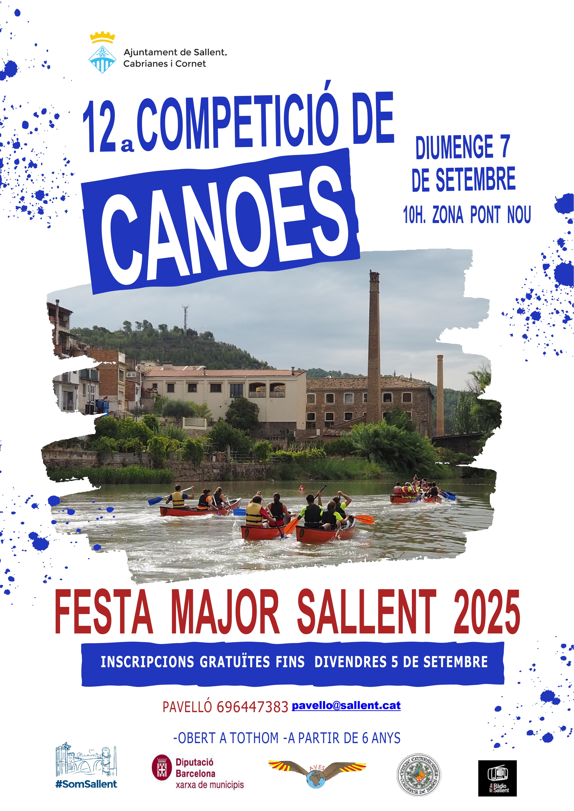 12a Competició de canoes de Festa Major