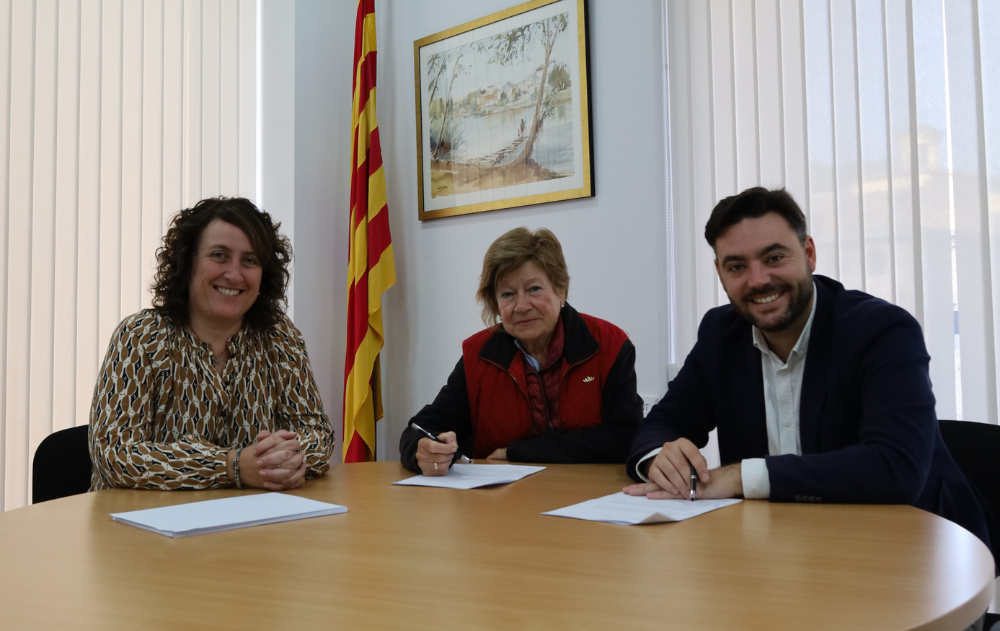 L'Ajuntament de Sallent i el Caminant Plegats en el Dol signen un nou conveni de col·laboració.