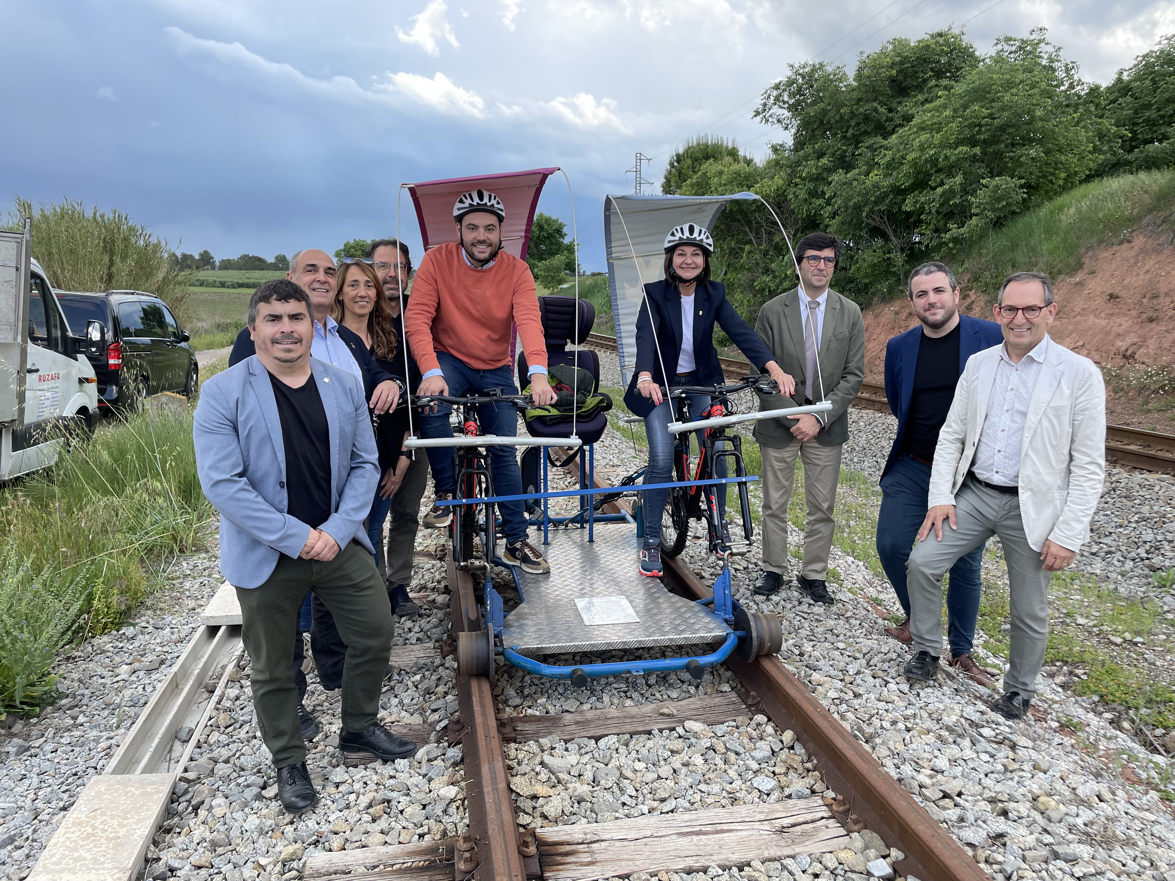 L'Ecorail es presenta davant la Diputació de Barcelona i els municipis participants en el projecte