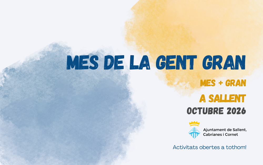 Sallent celebra el Mes de la Gent Gran amb activitats durant tot el mes d'octubre