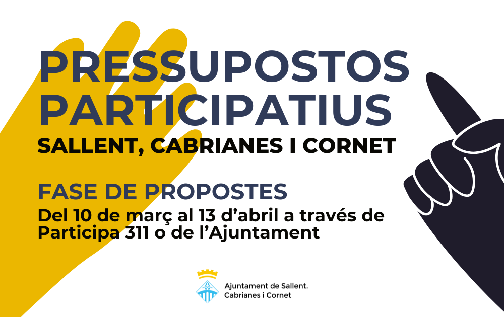 Sallent impulsa els primers pressupostos participatius amb una partida de 30.000 euros