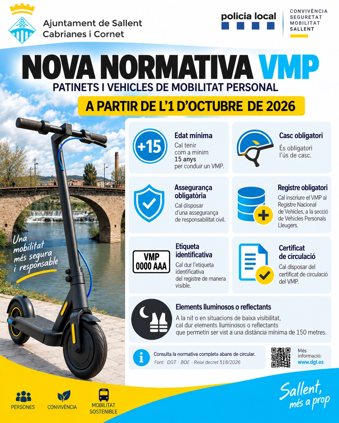 Nova normativa per als VMP 