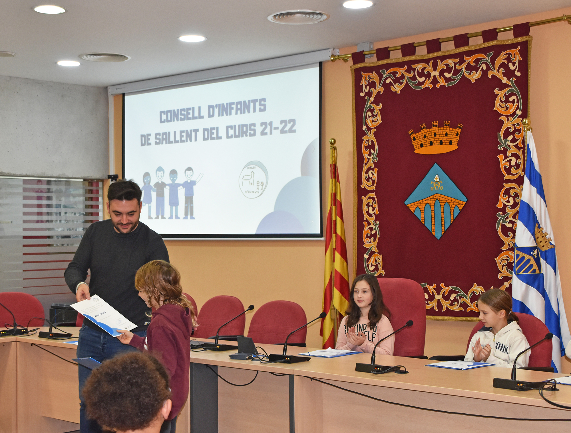 Entrega del nomenament de consellers/es per part de l'alcalde Oriol Ribalta