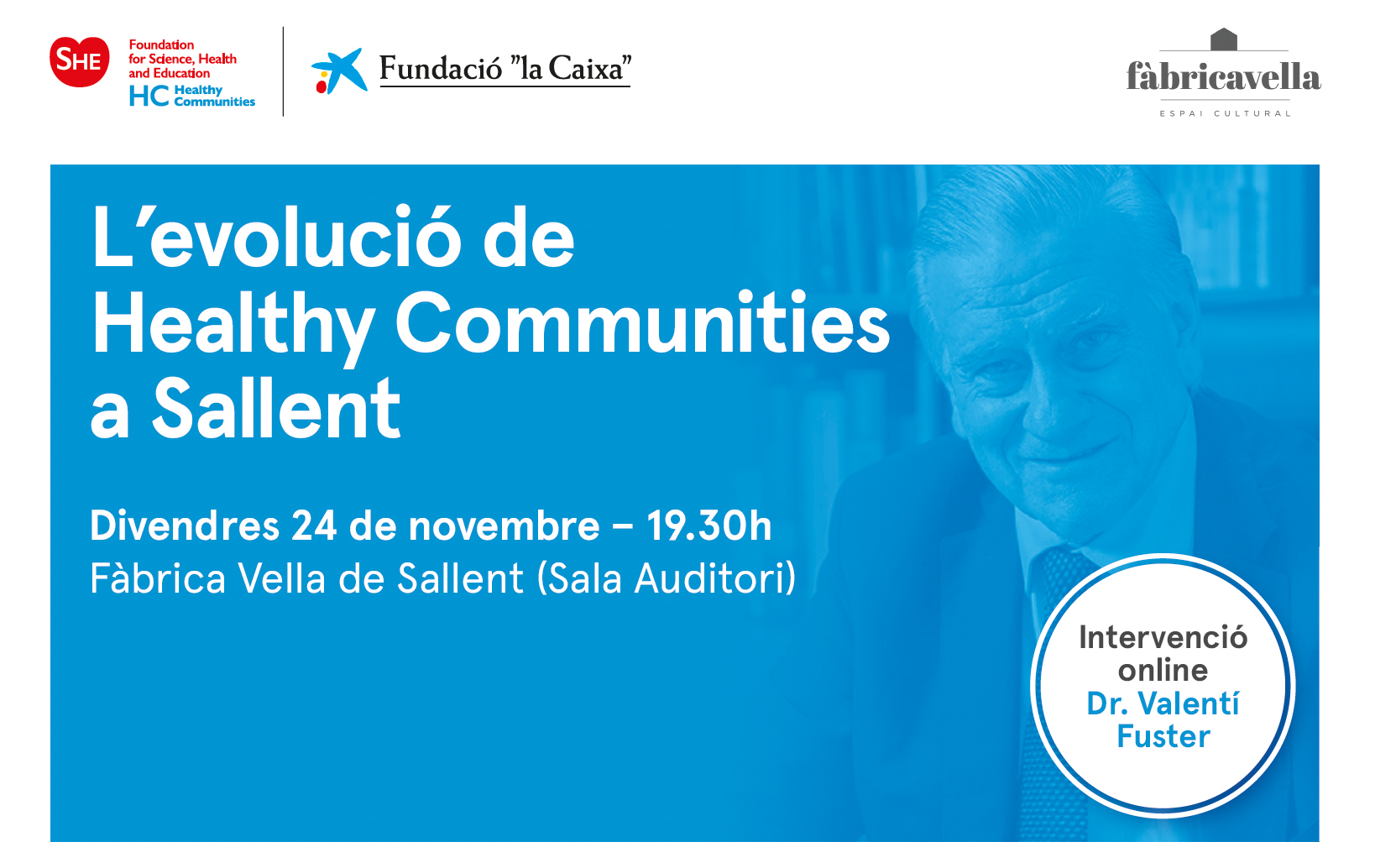 El 24 de novembre, es presenta a Sallent l�??evolució del programa Healthy Communities